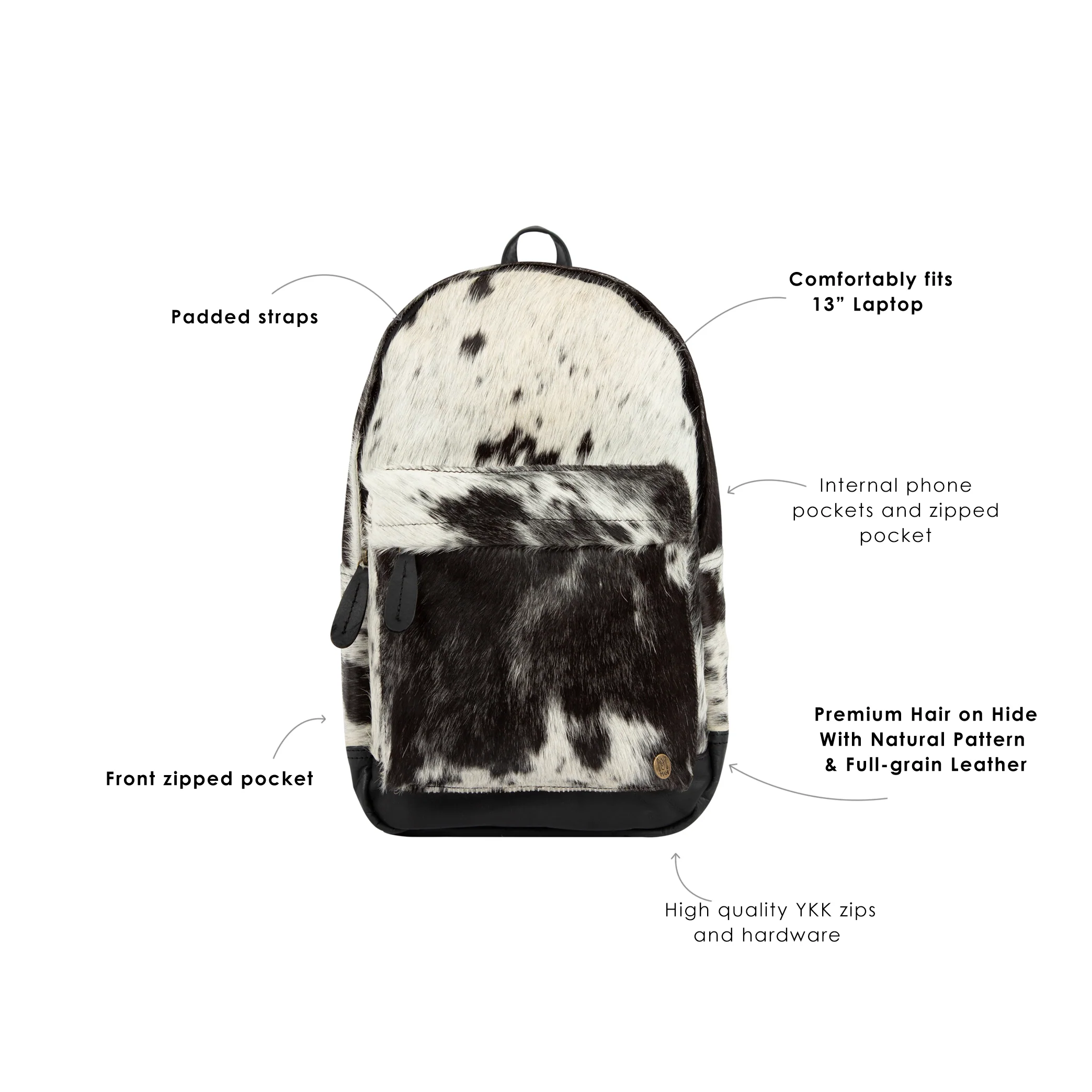 The Classic Cowhide Backpack - Image 4
