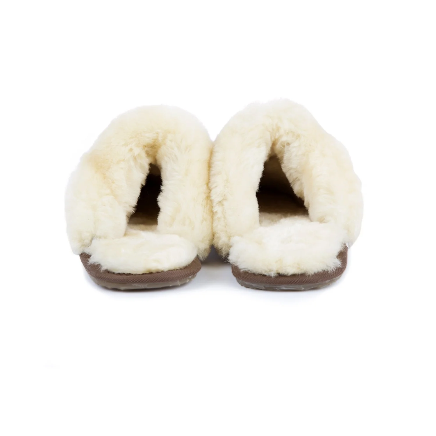 Black Sheepskin Slippers - Image 6