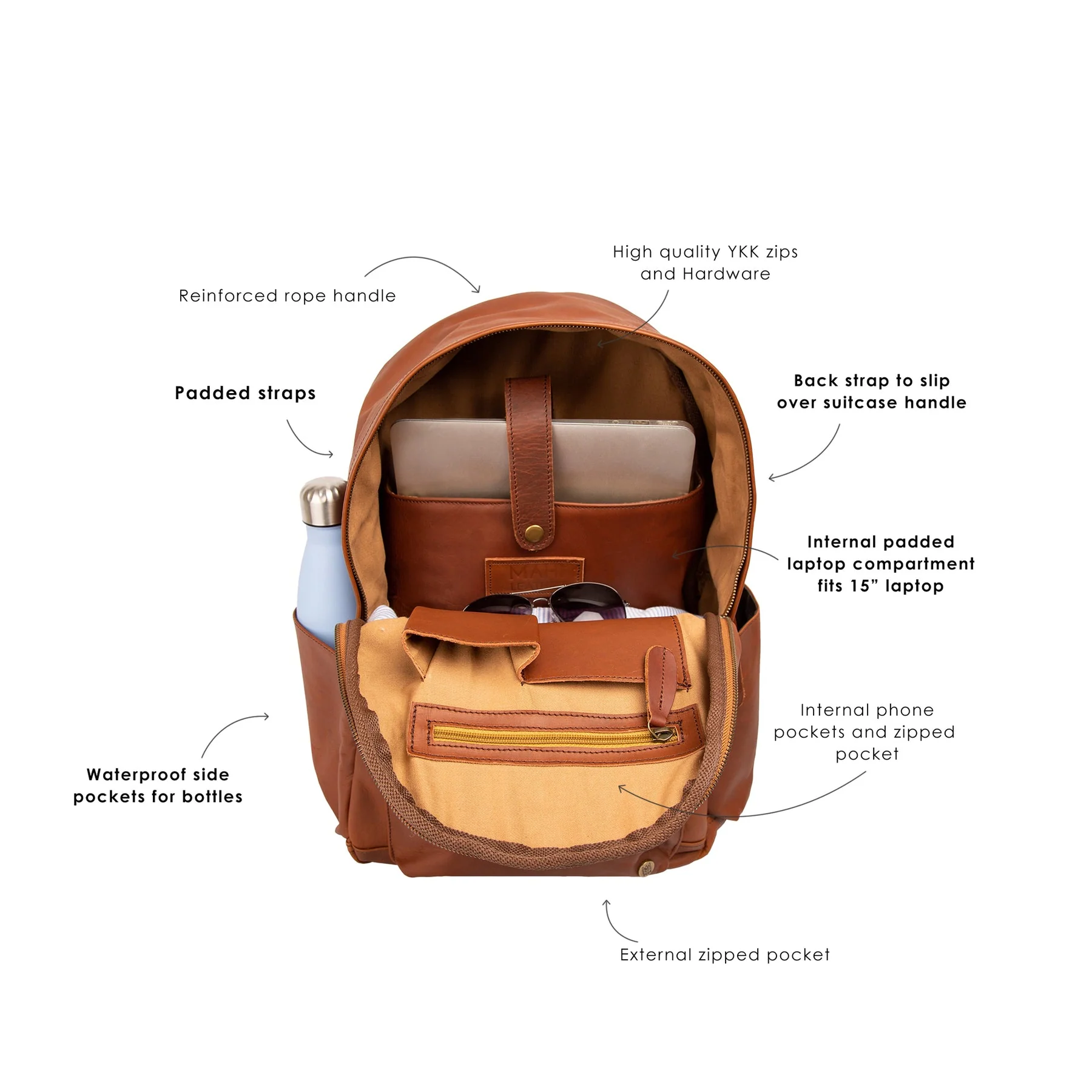 Custom Branded Leather Backpacks - Image 14