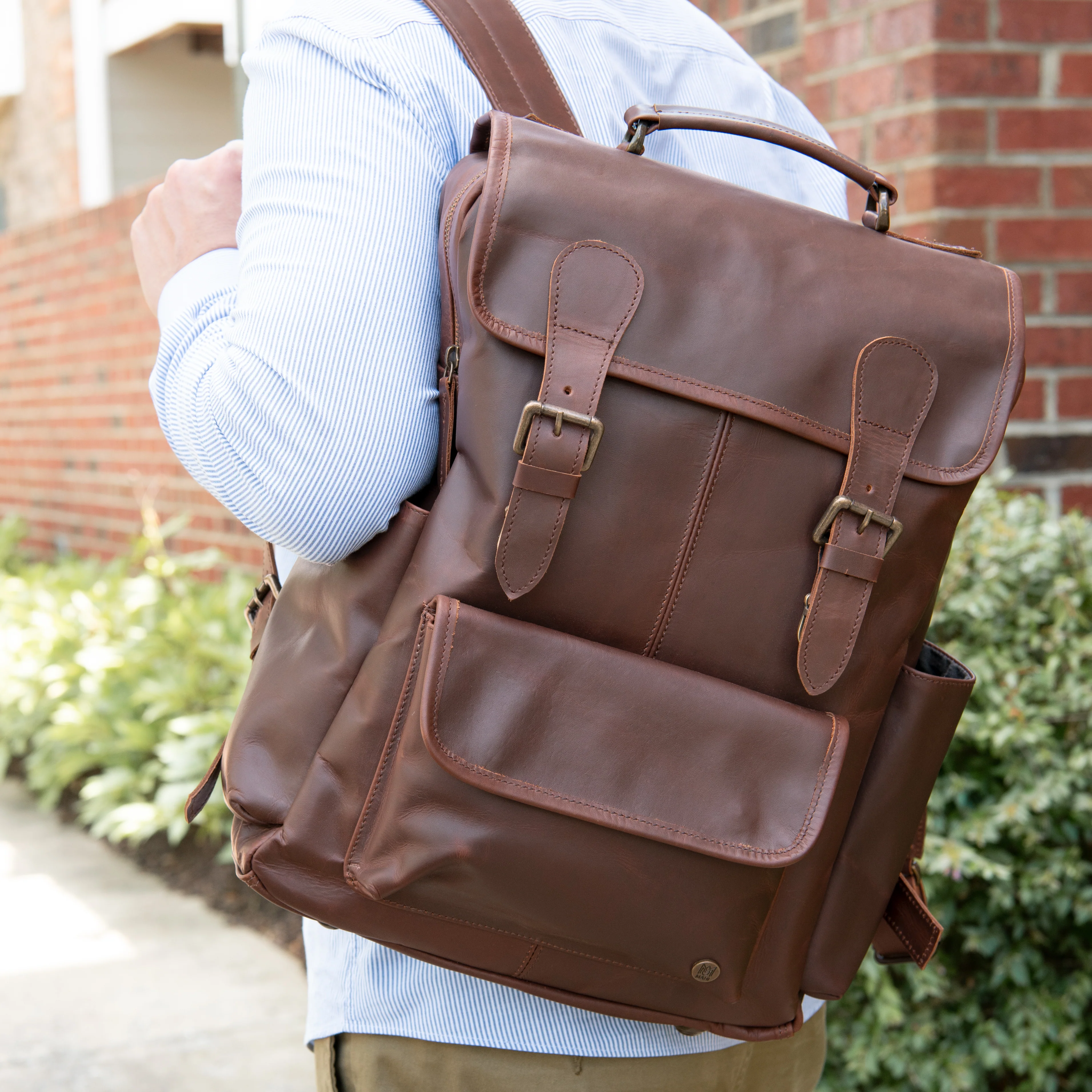 Custom Branded Leather Backpacks - Image 20
