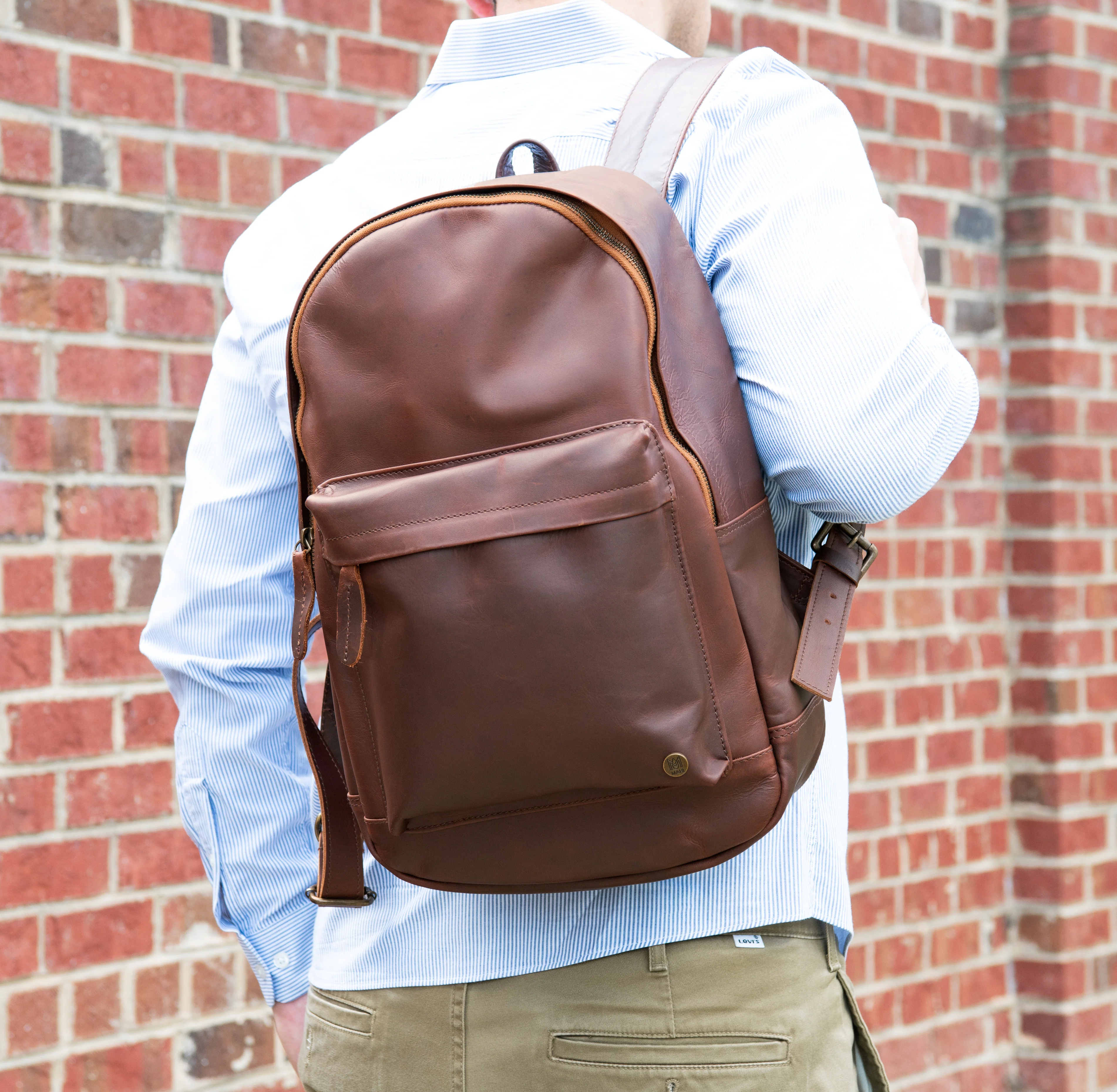 Custom Branded Leather Backpacks - Image 7