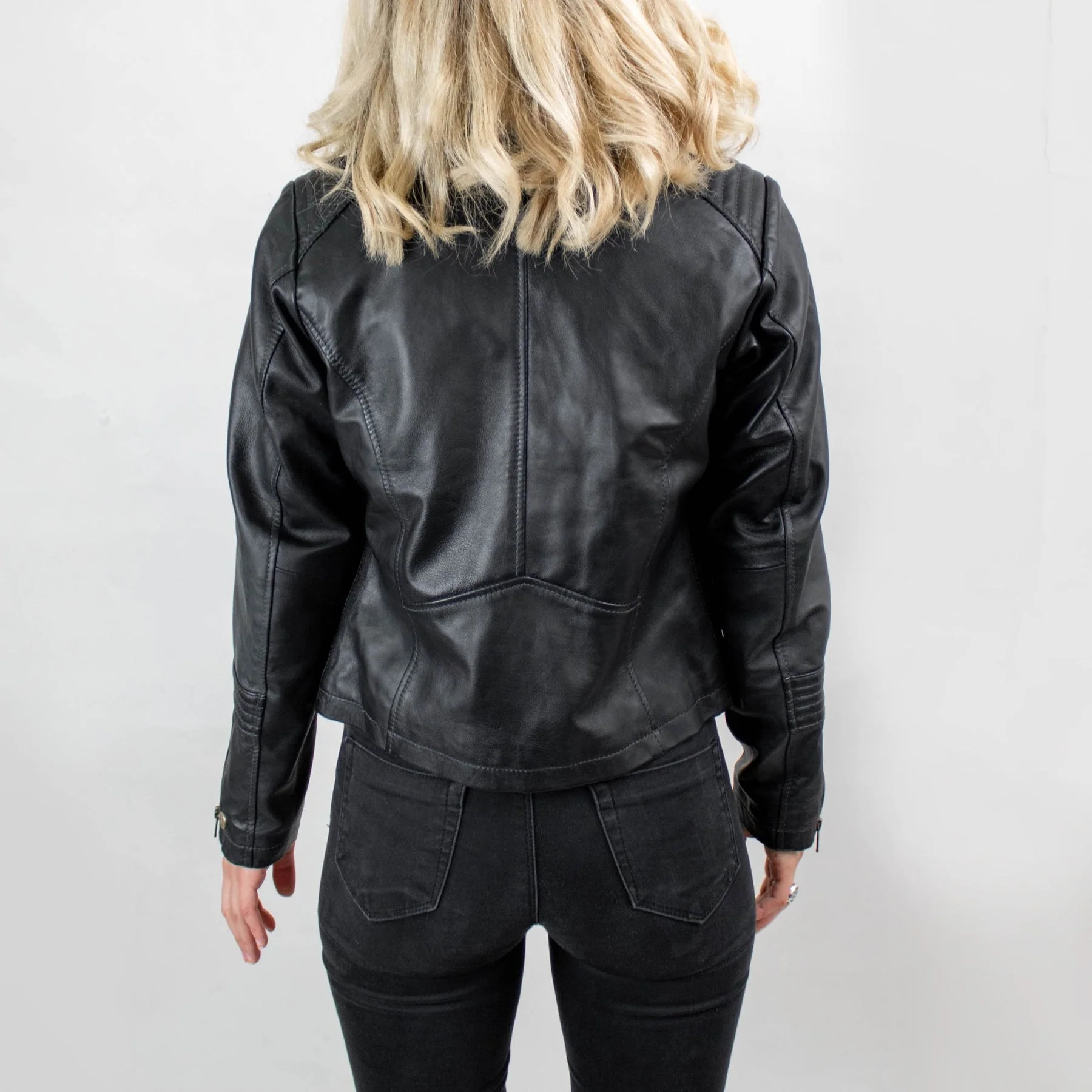 Bespoke Branded Leather Jacket - Image 3