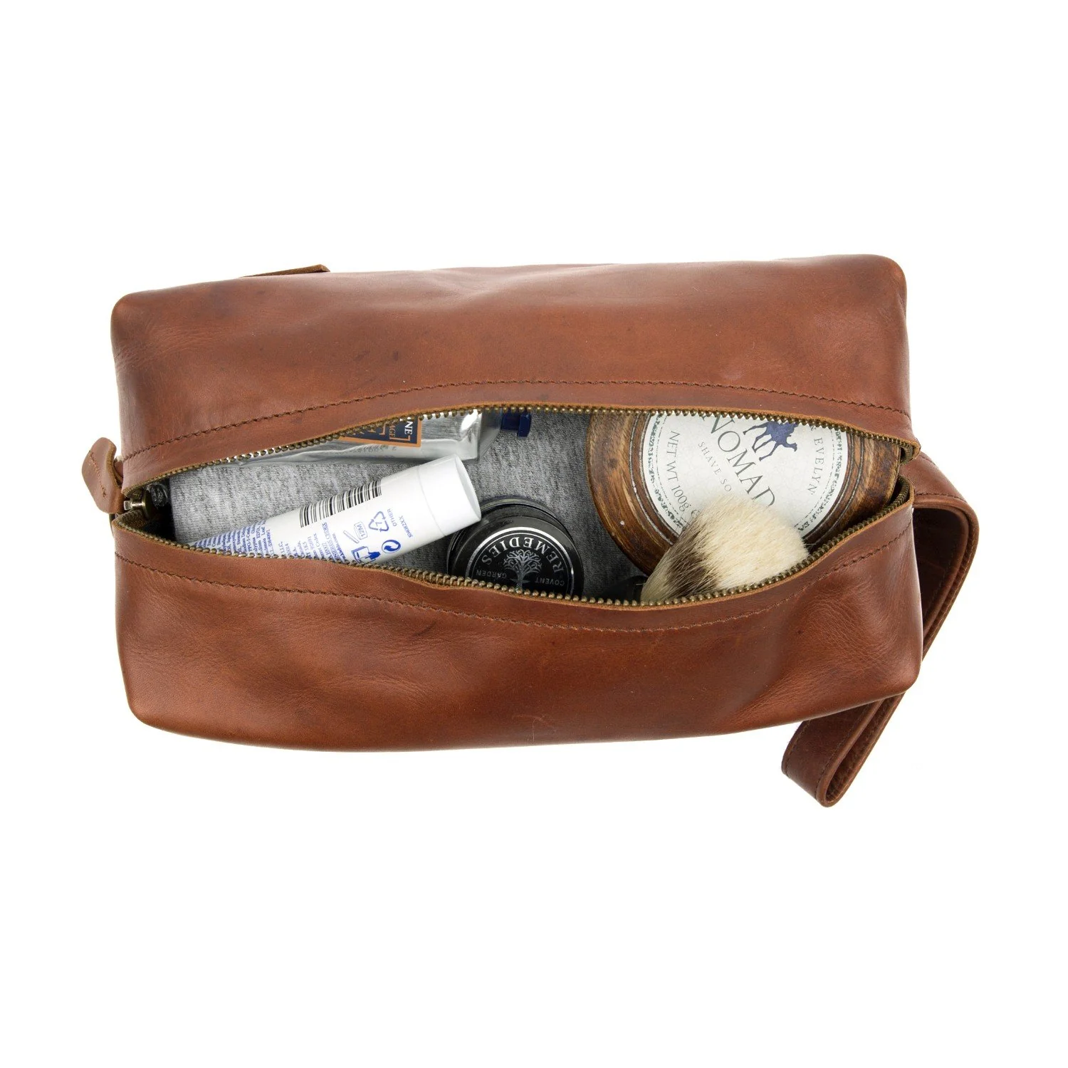 Branded Leather Wash & Cosmetics Bags - Image 22