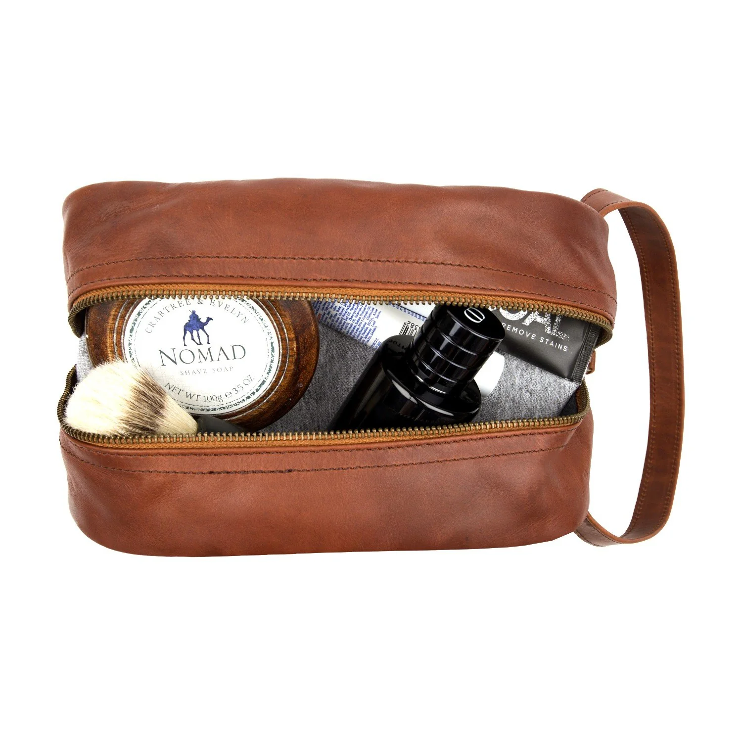 Branded Leather Wash & Cosmetics Bags - Image 24