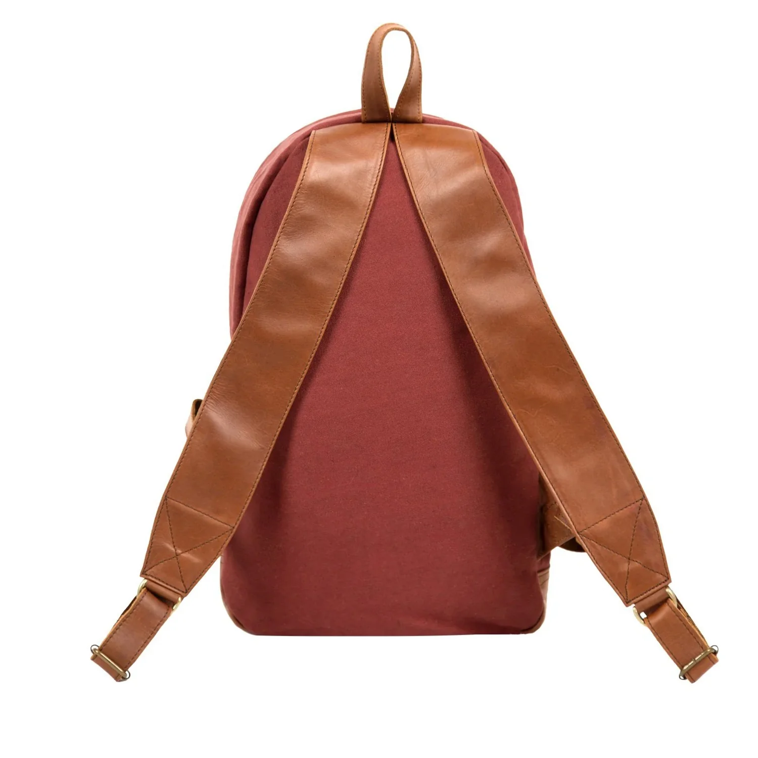 Red Canvas Rucksack - Image 5