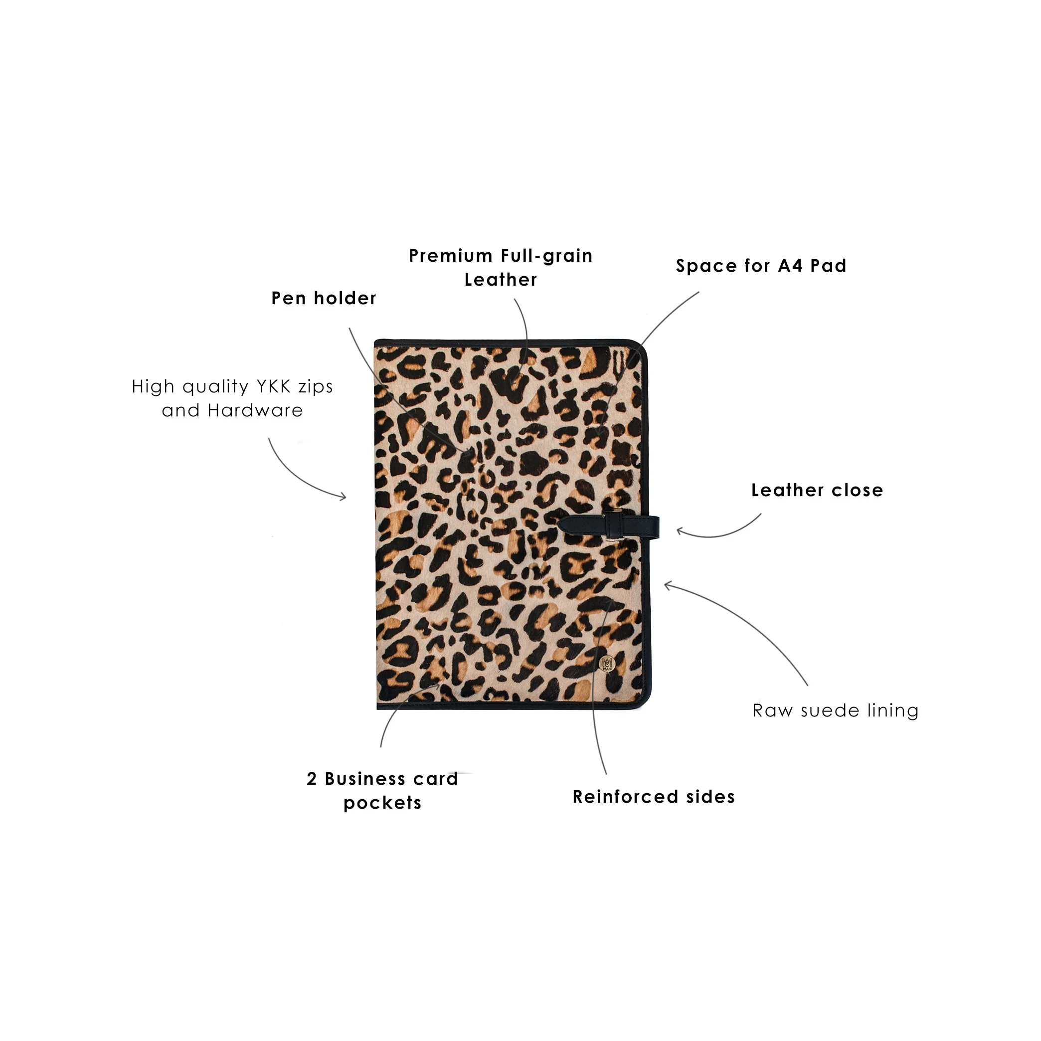 Classic Cowhide Portfolio - Image 3