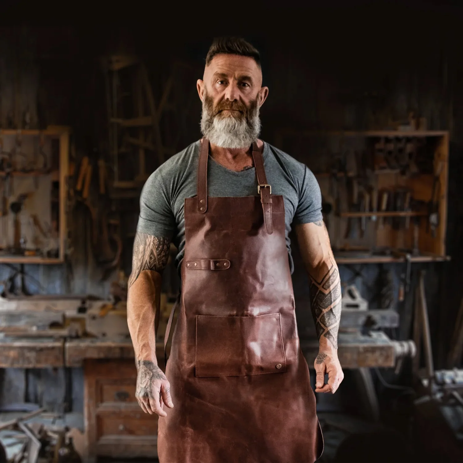 Classic Leather Apron - Image 9