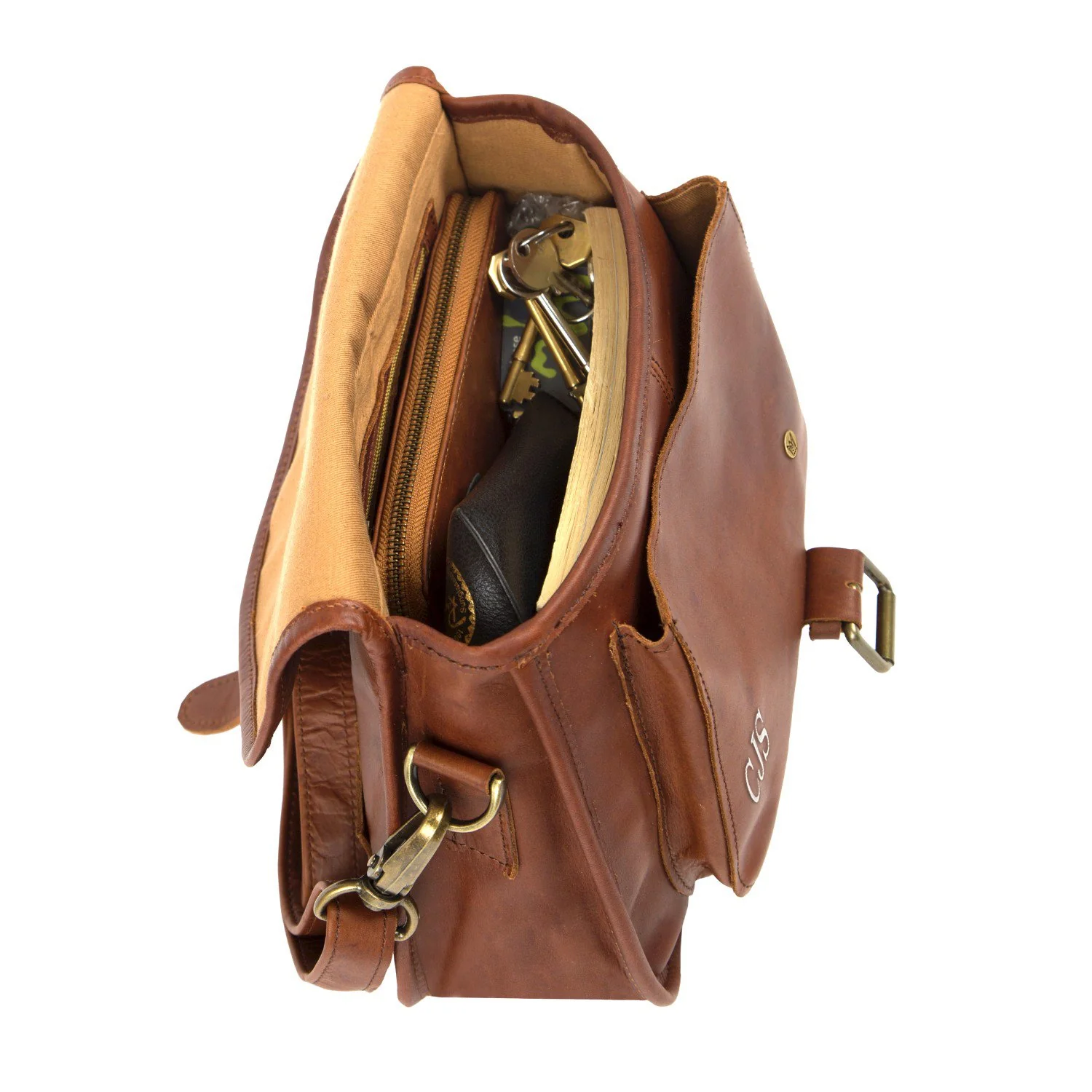 The Classic Saddle Bag (Brown) - Image 6