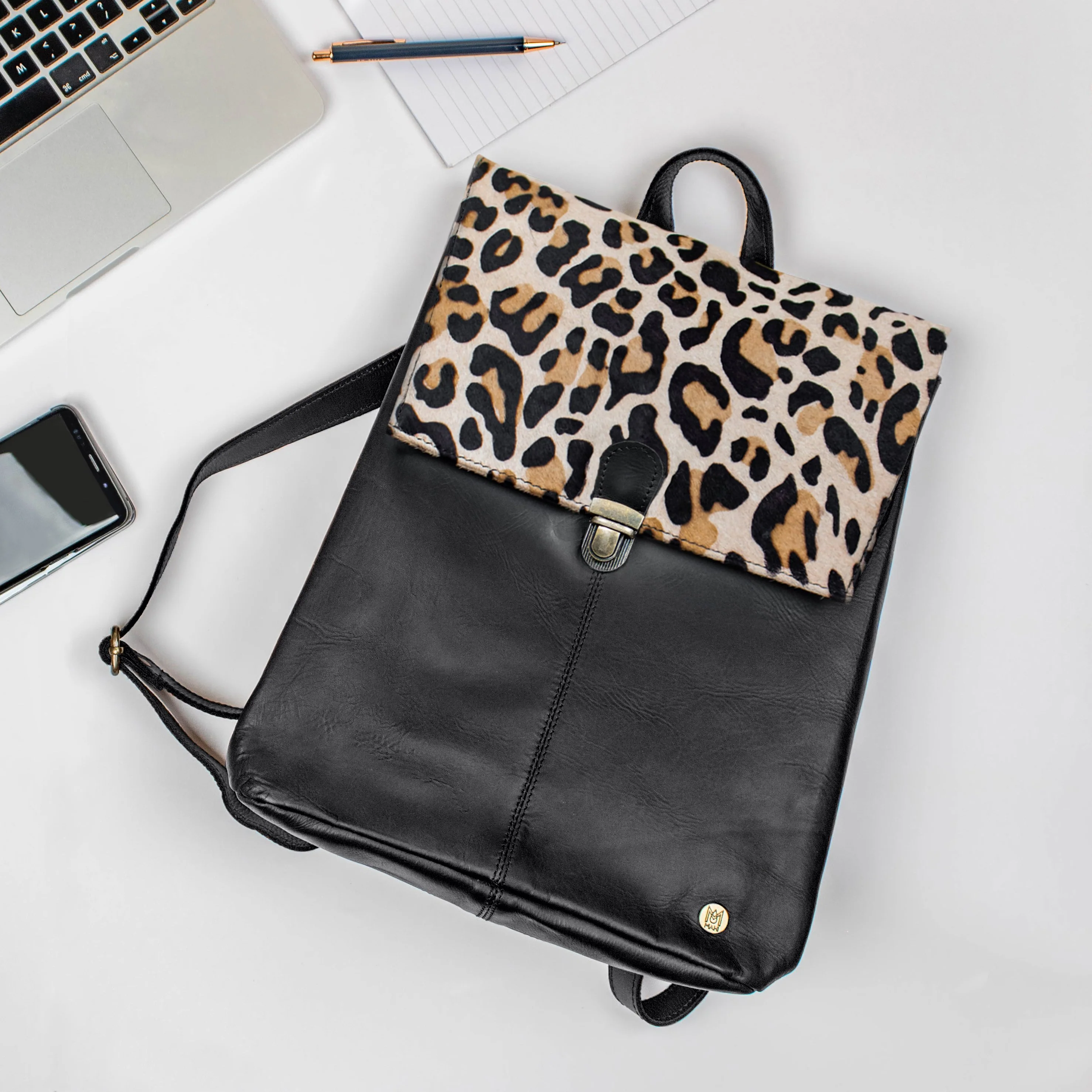 Cowhide Yale Backpack - Image 2