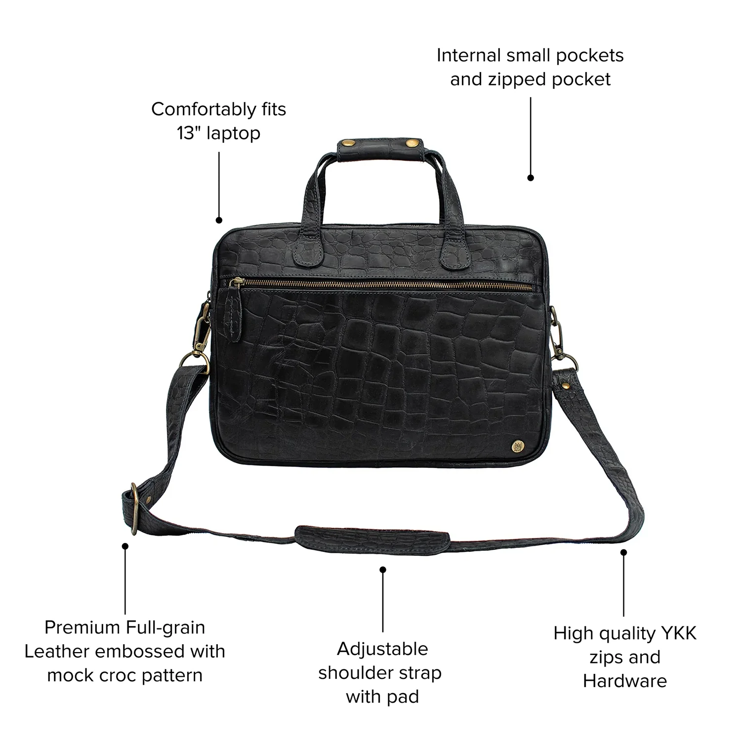 The Compact Laptop Satchel - Image 4