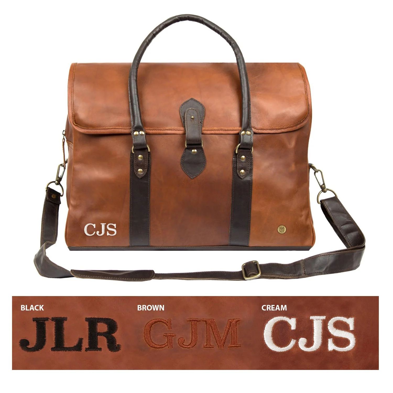 Two-Tone Strapped Weekender - Image 3