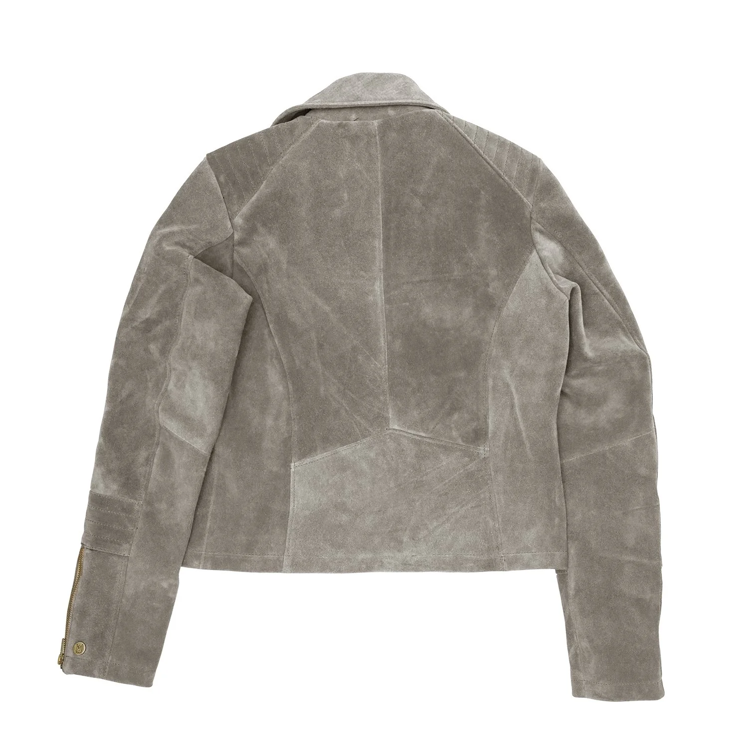 Ladies Suede Biker Jacket - Image 5