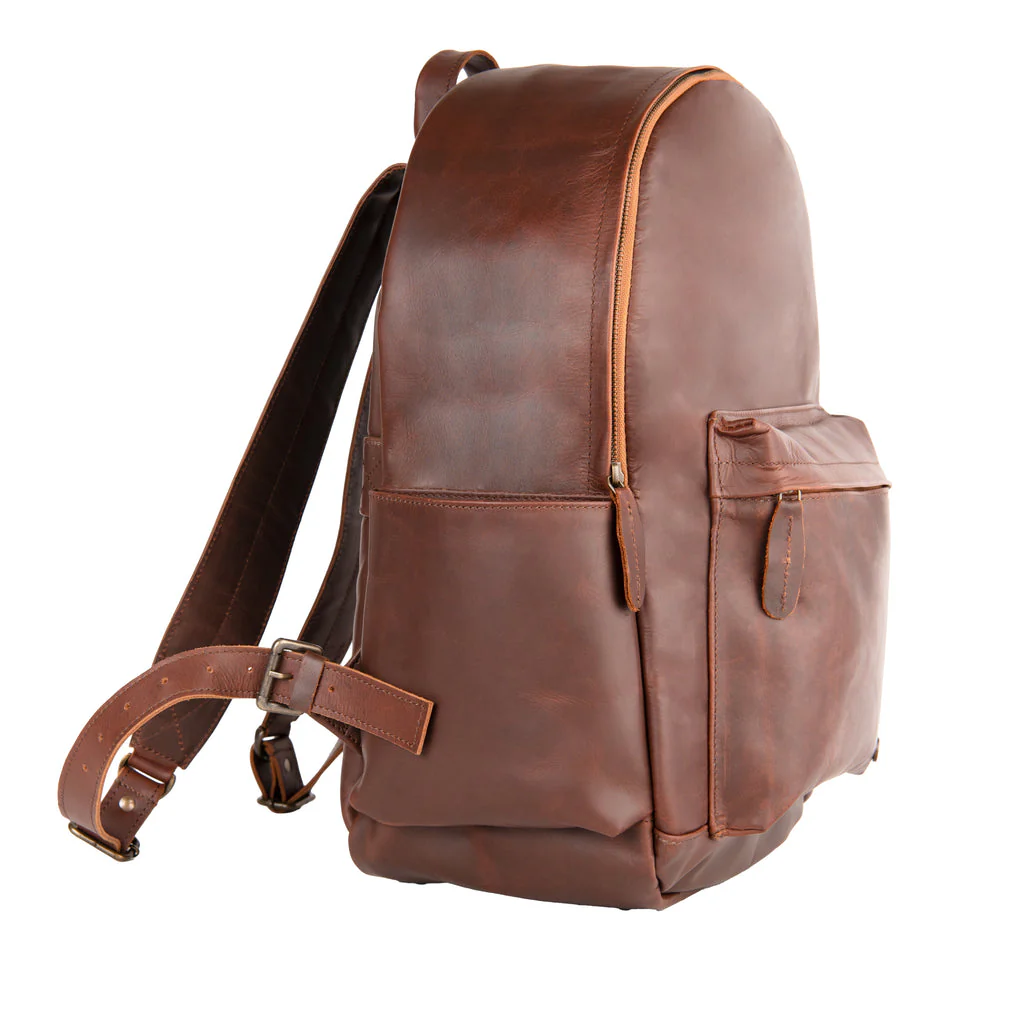 Laser Personalized Leather Backpack - Image 6