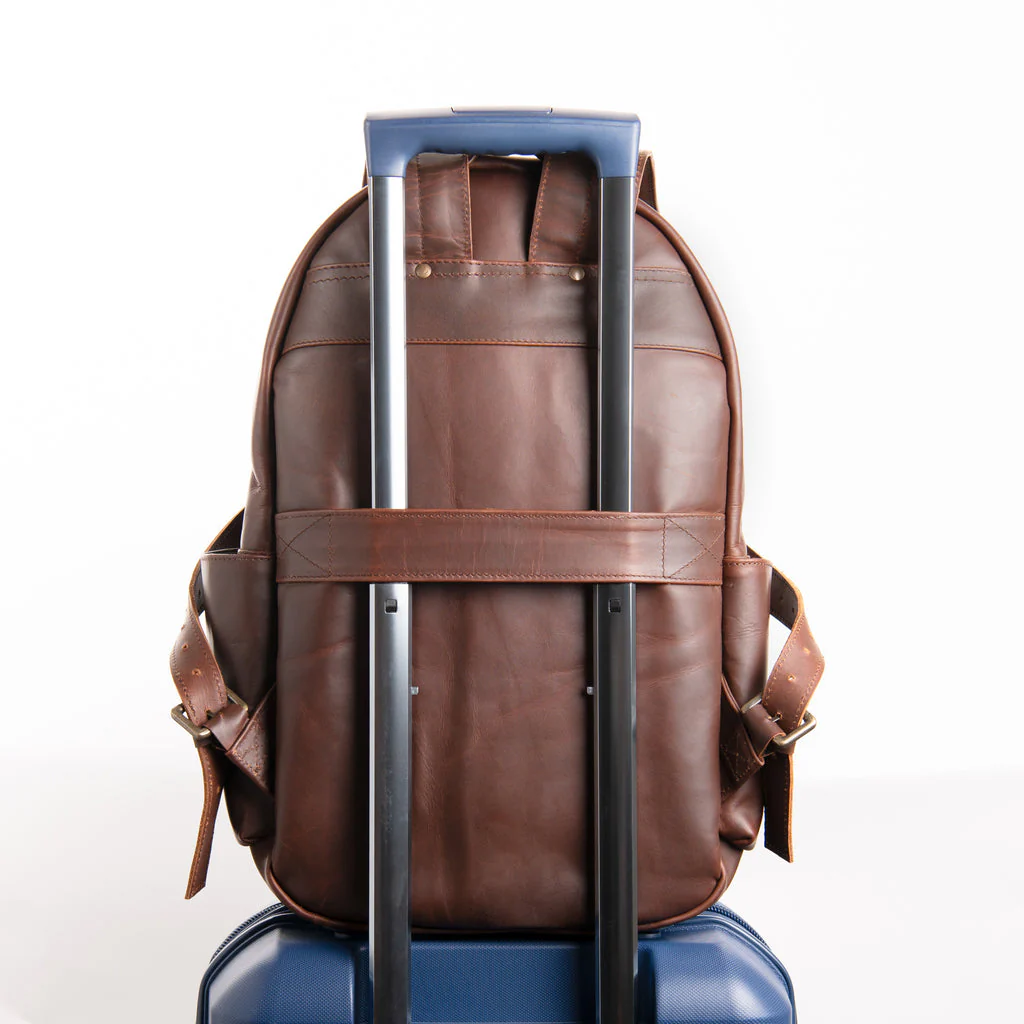 Laser Personalized Leather Backpack - Image 7