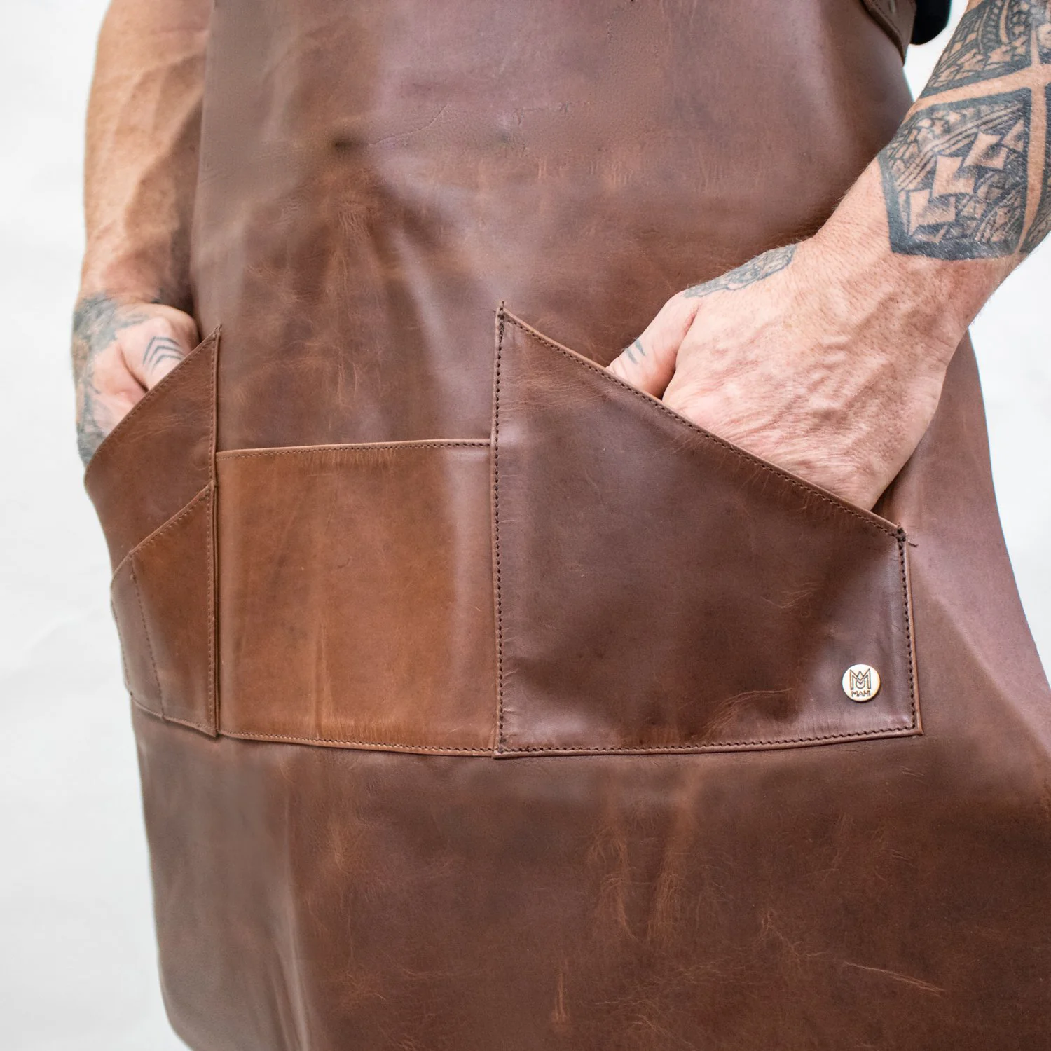 Laser Personalized Leather Apron - Image 3
