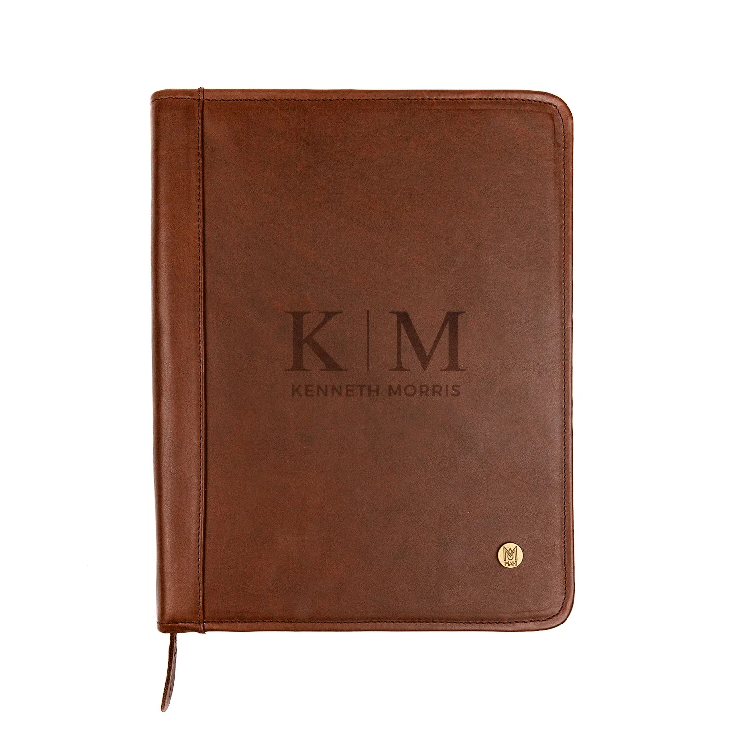 Laser Personalized Leather Portfolio - Image 4