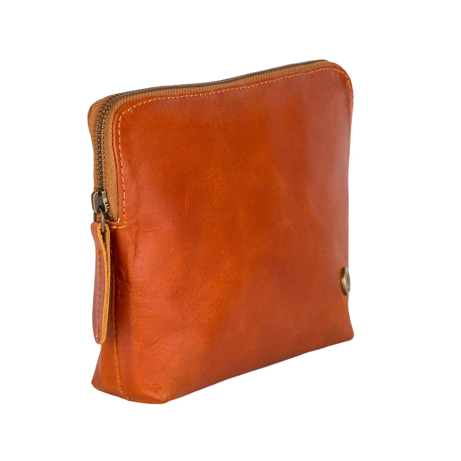 Small Classic Cosmetic Case (Tan) - Image 4