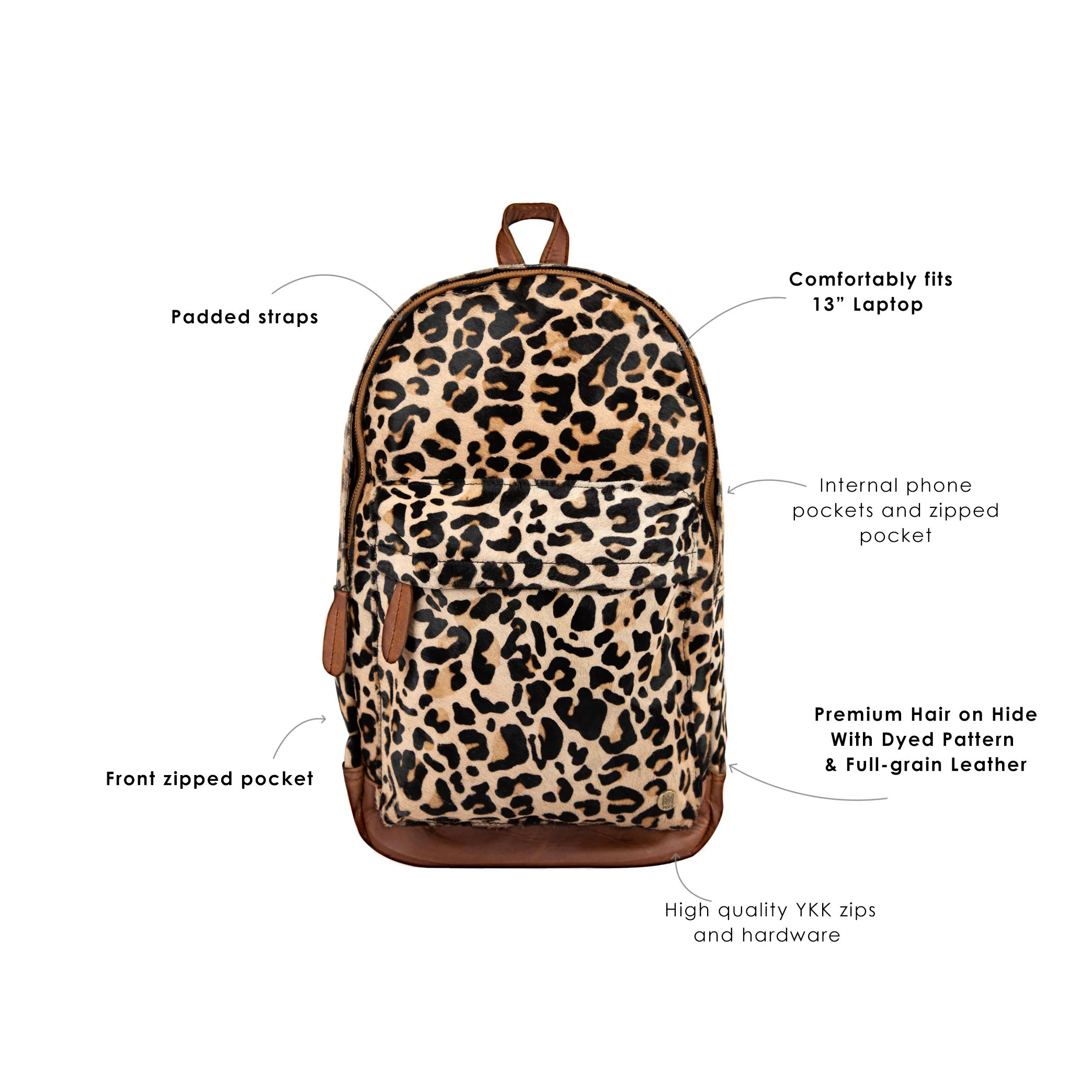 The Classic Cowhide Backpack - Image 3