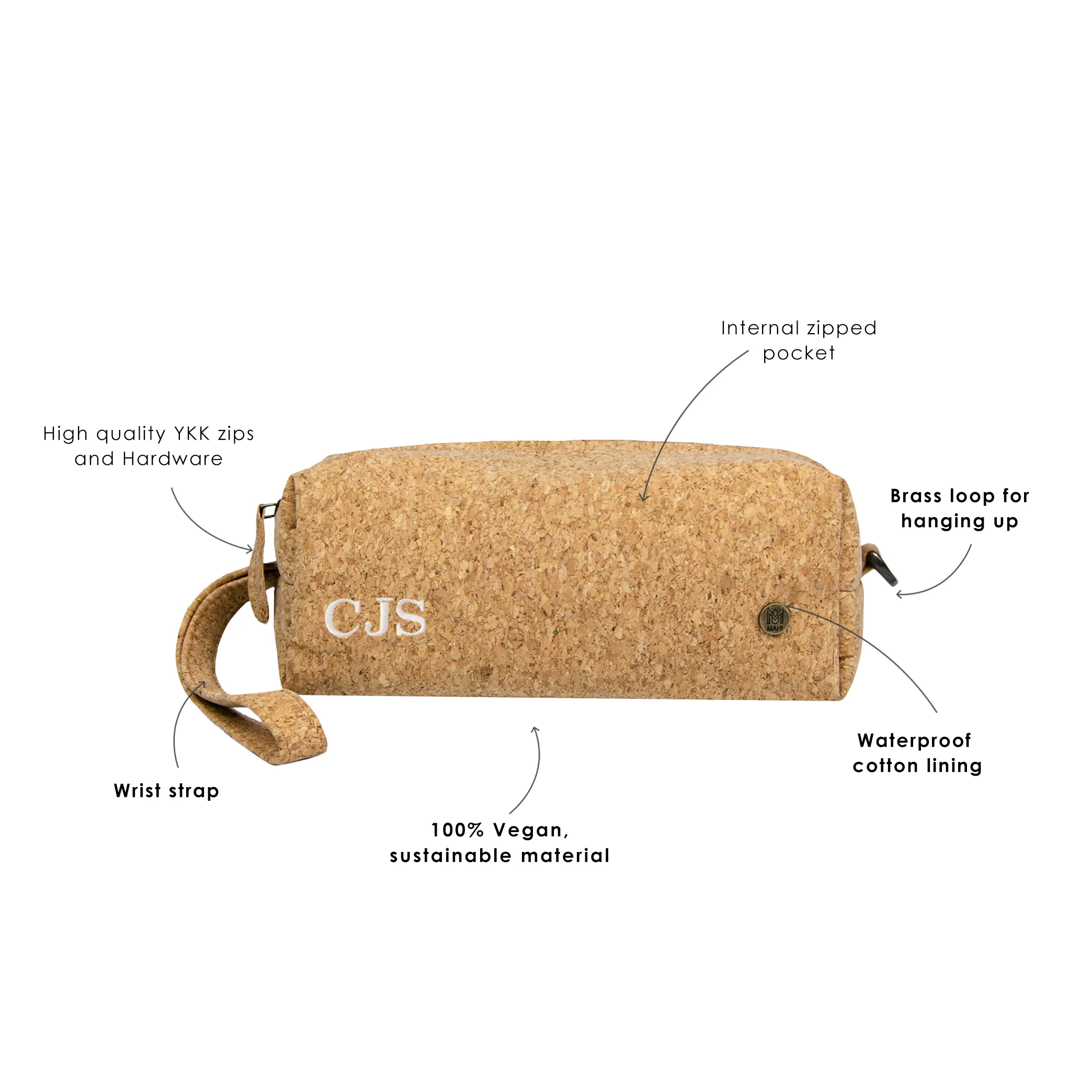 The Classic Wash Bag (Vegan) - Image 6