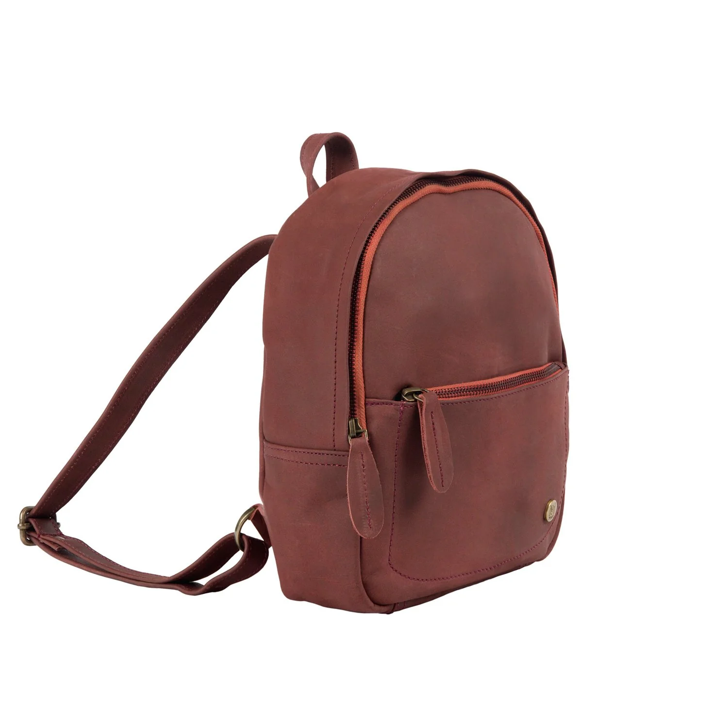 Mini Maroon Rucksack - Image 4