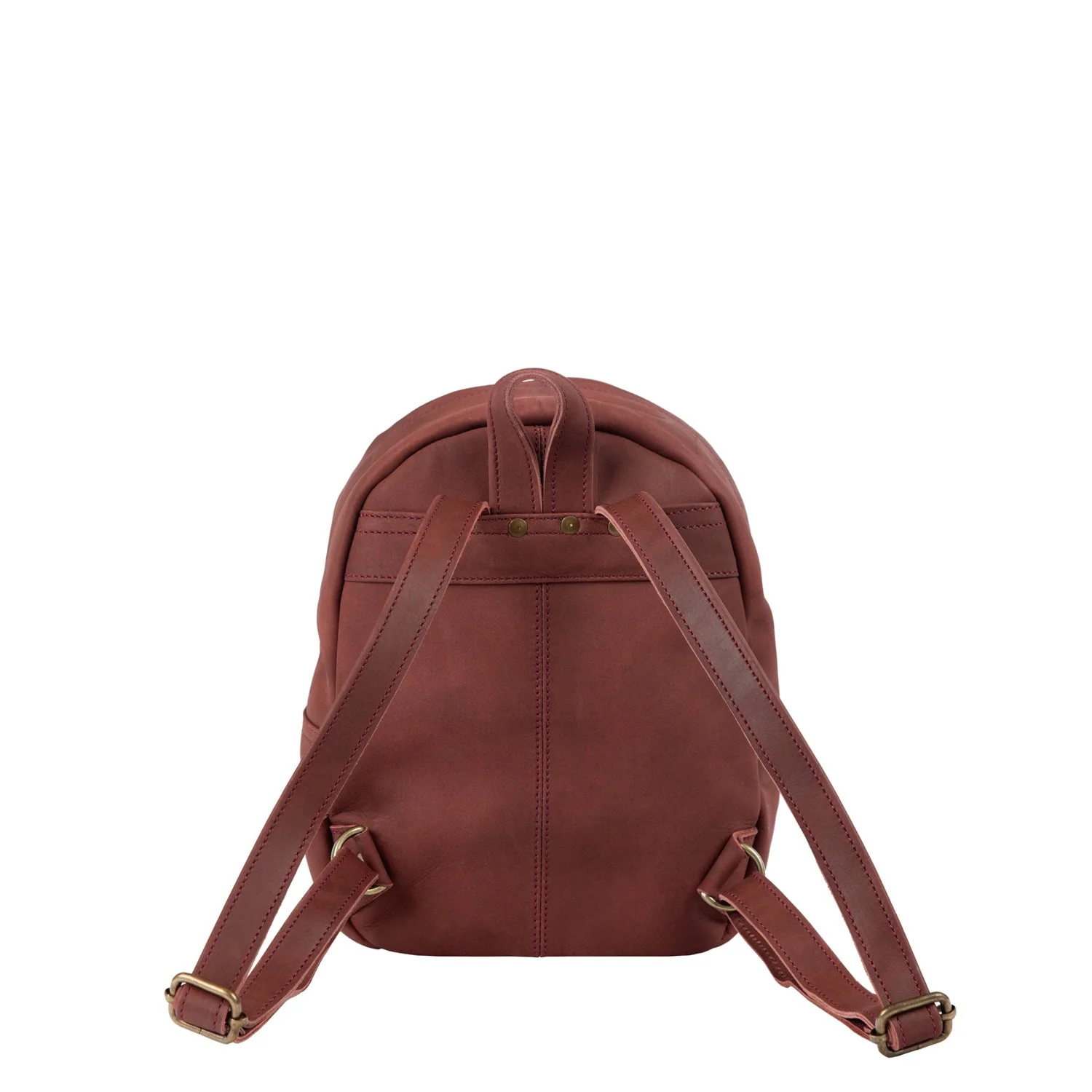 Mini Maroon Rucksack - Image 5