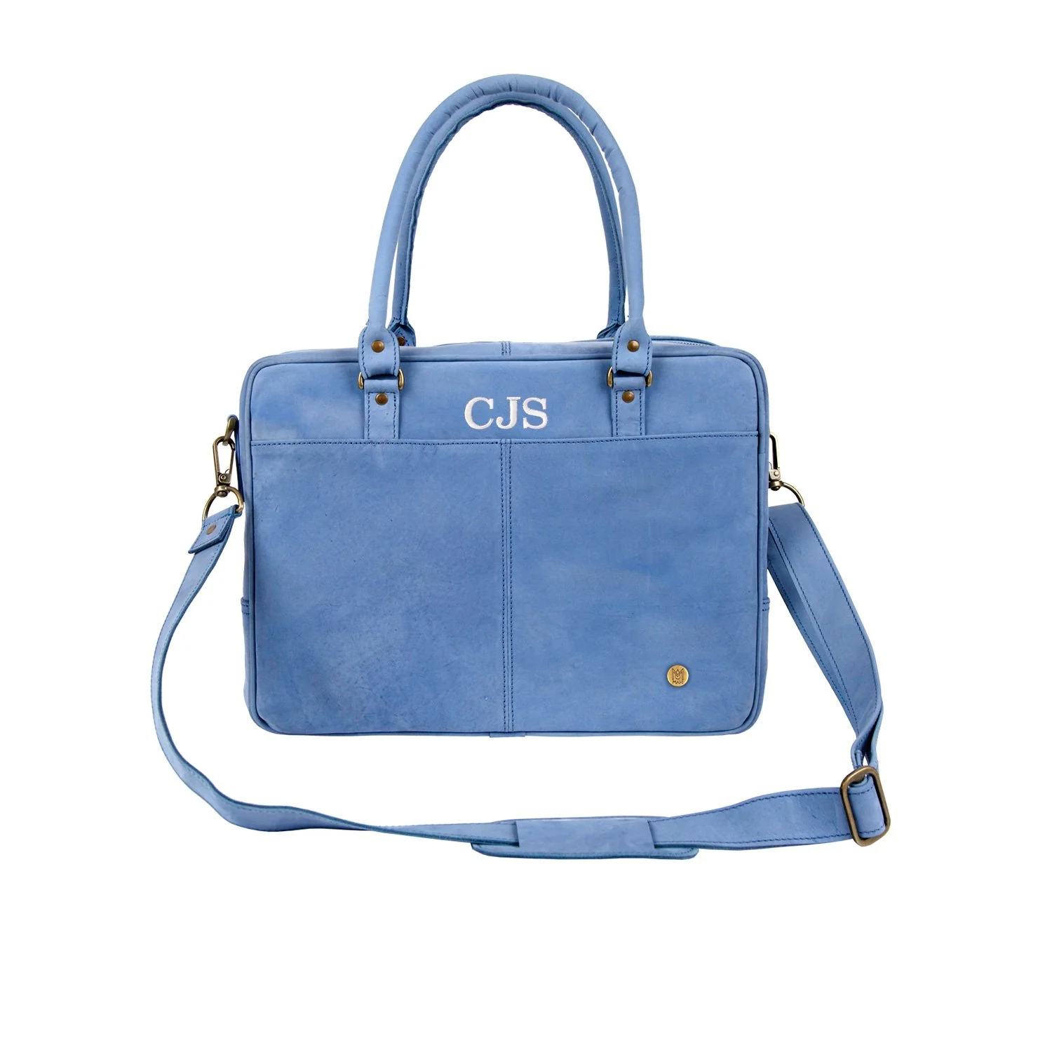 The Oxford Zip-up (Blue Suede) - Image 3