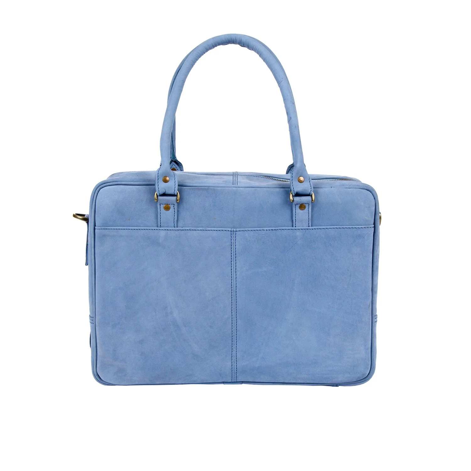 The Oxford Zip-up (Blue Suede) - Image 5