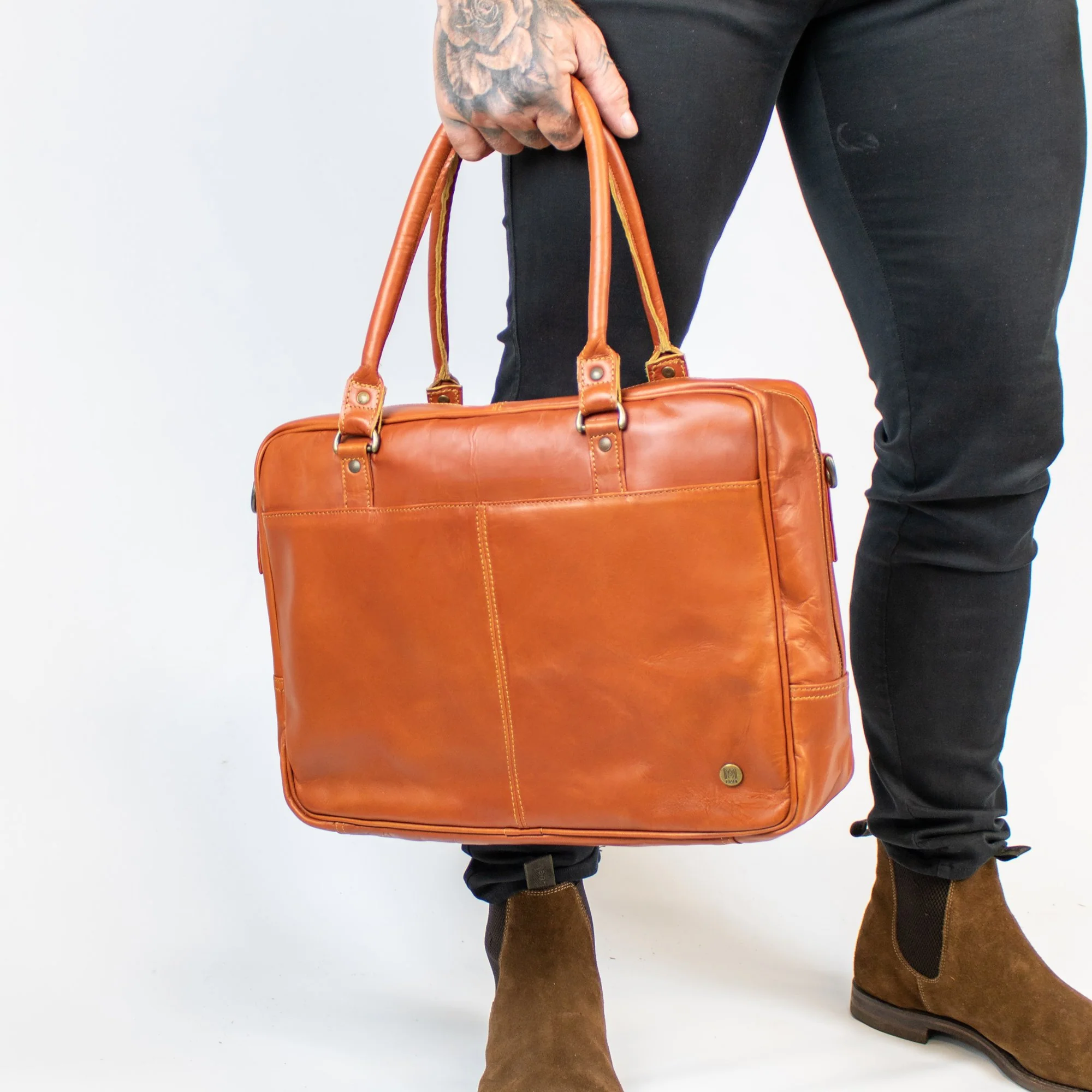 The Oxford Zip-up (Tan) - Image 2